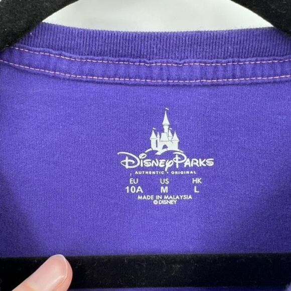 Disney Parks Girls Walt Disney World Souvenir Shirt Purple Size Medium 201: - Picture 3 of 6